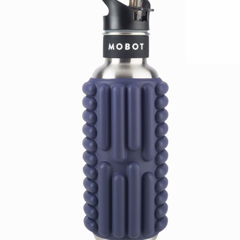 MOBOT Blue/Purple Foam Roller Water Bottle